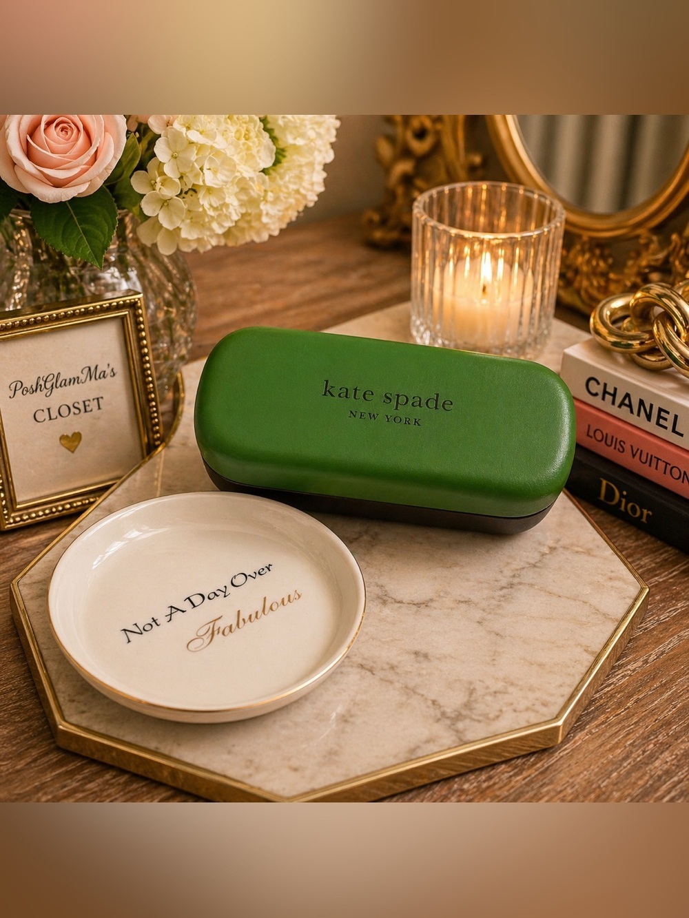 Kate Spade Green Eyewear Case